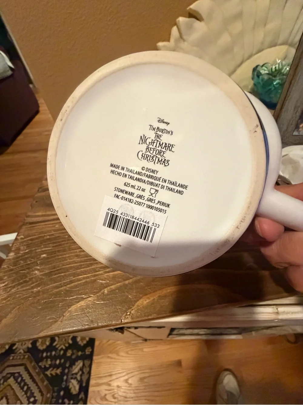 Disneyland Parks ZERO Nightmare Before Christmas 3D XL Mug NWT